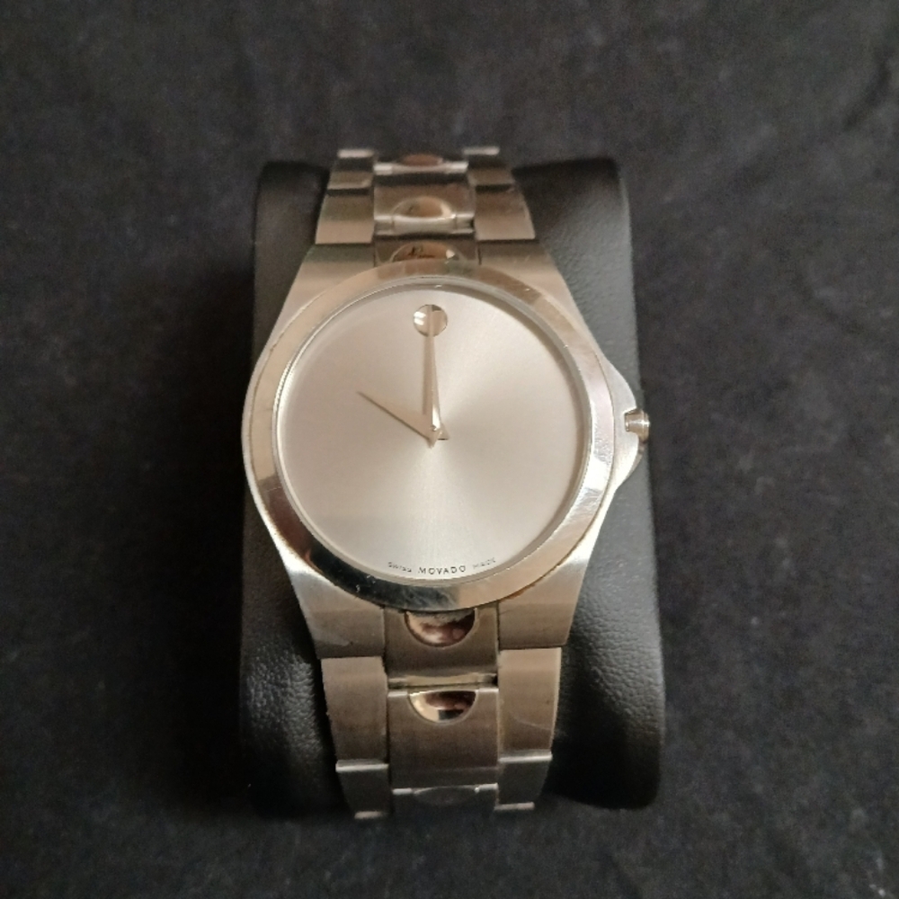 COPY - Movado Luno Silver Men's Watch